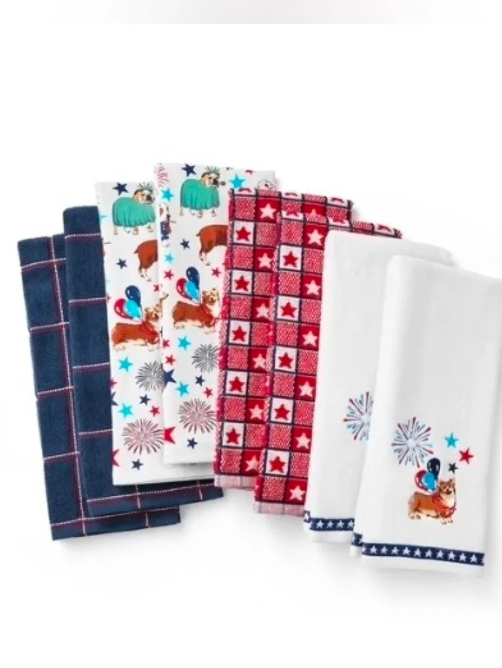 Americana Kitchen Towel Set, 8-Pack